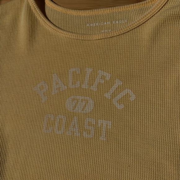 American Eagle Yellow “Pacific Coast” Top - Picture 4 of 4
